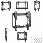 Gembird telerii kinnitamine WM-42T-04, toetab 23-42 tolli, VESA 200 x 200 mm, kandev&otilde;ime 35 kg, seinast kaugus 20.5 mm, must
