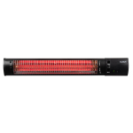 Eurom Golden 2000 Shadow infrapuna terrassisoojendi v&auml;litingimustes 2000W IP65 pult kuni 25m2 must