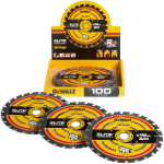 Dewalt Ringsae aken DT10400-QZ 165mm x 20mm 24T, eksklusiivne plaadi tehnoloogia, tagasil&ouml;&ouml;gi disain, &uuml;lik&otilde;vad karbiidist hambad