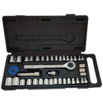 Beast v&otilde;tmekomplekt 8012122, 4-13mm, 5/32''-15/32'', 40tk, 1/4'' ja 3/8'' veos, p&ouml;&ouml;ratav v&otilde;ti, adapter