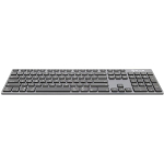 Tellur Shade Wireless Slim Klaviatuur TLL491121, 3x &uuml;hendused, 350mAh, Bluetooth, 120h aku t&ouml;&ouml;aeg, 10m ulatus, alumiinium
