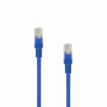 Sbox UTP kaabel UTP-3BL, 3m, 5e, 26AWG, RJ45, RJ45, kullatud pistikud, sinine v&auml;rv