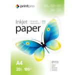 Colorway PrintPro fotopaber PGE180020A4, 20 lehte, 180 g/m&sup2;, A4, k&otilde;rge l&auml;ike, &uuml;hilduv k&uuml;lma laminaadiga