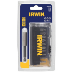 Irwin kruvikeeraja otsikute komplekt IW6062528, 25mm, 10 tk, PH1, PH2, PH3, PZ1, PZ2, PZ3, TX10, TX15, TX20, TX25
