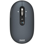 Port Connect PURE MAC 910501, juhtmevaba optiline hiir, Bluetooth, 1000/1600/2400/3200 DPI, 5 nuppu, hall