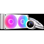 NZXT Kraken Plus 240 RGB LCD vesijahutus, RL-KR240-W2, 240mm, 2x120mm, 500-2400rpm, 31.9dB, RGB, valge
