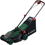 Bosch Rotak 18V2-38 06008B9M00, 38cm, 18V, 2x4Ah, 40l, 30-75mm, 6 asendit, 500m&sup2;, harjadeta mootor, Syneon, kokkupandav k&auml;epide