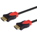 Savio CL-95 HDMI-kaabel, 1,5 m, HDMI t&uuml;&uuml;p A, 18 Gbit/s, 4K 60Hz, 600 MHz, 30 AWG, 6 mm, kuldsed pistikud, ARC, 3D, Ethernet