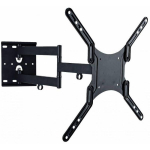 Techly ICA-PLB 136M TV kinnitus, 23-55", 45kg, VESA 100x100-400x400, 180&deg;, -2-12&deg;, 4.8-59cm, must