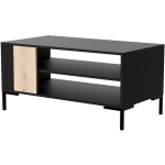 Cama MERCI coffee/lawn table 100 x 55 x 49 cm black/oak artisan