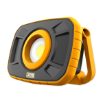 JCB JCB-WL-TUFFXONE akuga LED t&ouml;&ouml;valgusti m&auml;rgadesse ja rasketesse t&ouml;&ouml;tingimustesse 1500lm kuni 6h USB-C IP68 IK09 magnetiga