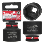 Tvardy l&ouml;&ouml;kmuti T00210-36, 36mm, 1/2&rdquo; ruudukujuline ajam, l&uuml;hike, CR-MO teras