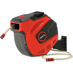 Seinale paigaldatav voolikurull 25m 1/2 inch automaatne tagasikerimine Must YT-24259 Yato