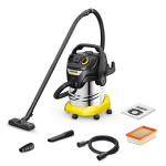 Karcher KWD 6 P S V-25/6/22 1.628-484.0 Universaalne niiske ja kuiva tolmuimeja 25 L 1300 W Kuiv ja niiske puhastus Kollane-h&otilde;bedane-must