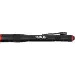 Yato k&auml;eshoitav taskulamp YT-085144 5 W, 500 lm, 3 režiimi, 100 m ulatus, 750 mAh aku, USB laadimine, IPX4, alumiinium