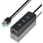 I/O HUB USB3.0 4PORT CHARGING/1.2M HUE-S2BL AXAGON