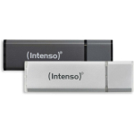 Intenso USB m&auml;lupulk 3521480 2x32GB, 2x32 GB, USB 2.0, Lugemise kiirus 28 MB/s, Kirjutamise kiirus 6.5 MB/s, Alumiinium