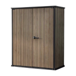 Keter Aia kuur 29212898VEN 1400l, 2 riiulit, 44kg, DecoCoat, lukustatav