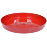 Lamela Lillepoti alus 9016020, 115mm, 12mm, &uuml;mmargune, plastmass, punane