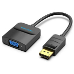 Vention adapter HBFBB, 0.15m, 1x15pin D-sub, 1xDisplayPort, 1080P@60Hz, stabiilne, vilkumata, plug and play