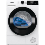 Gorenje Dryer Machine | DHNE82 | Energy efficiency class Class D | Front loading | 8 kg | LED | Depth 55 cm | White