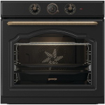Gorenje Ahju BOS67372CLB, 77 L, Elektriline, AquaClean, Mehaaniline juhtimine, Aurufunktsioon, Konvektsioon