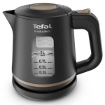 Tefal KI533811 Elektriline veekeetja, 2400 W, 1 L, plastmass, 360&deg; p&ouml;&ouml;ratav alus, must
