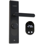 Shelly nutikas ukse lukku LOQED Touch Smart Lock TouchSmartLockBE, must, Bluetooth, Wi-Fi, elektrooniline, v&otilde;tmeta
