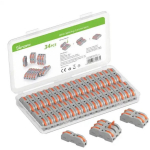 Sonoff Juhtme &uuml;henduskomplekt D1_1, 9.1x39.3x14.5mm, 250V, 32A, 34 tk, PC, punane vask