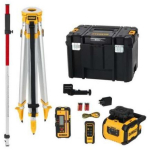 Dewalt P&ouml;&ouml;rdlaserite komplekt DCLE15211RL-QW, 600m n&auml;htavus, t&auml;psus 1.5mm @ 30m, USB aku 40h, IP66, ergonoomiline k&auml;epide