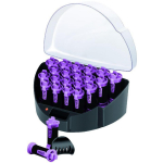 Remington Juukserullid KF40E, 20, samet, Teflon, must, lilla