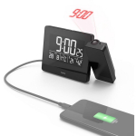 Hama projektsioonikell Plus Charge 186332, 360&deg; projektsioon, DCF, 2 &auml;ratust, USB 2,4 A, elektrooniline