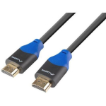 Lanberg HDMI kaabel M/M 2.0 CA-HDMI-15CU-0030-BK, 3m, 18Gb/s, 3840x2160@60Hz, 30AWG, kuld&uuml;hendused