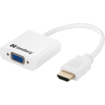 Sandberg HDMI kuni VGA+Audio muundur 508-77, HDMI A t&uuml;&uuml;pi isane, VGA, 3,5 mm, RoHS