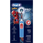 Oral-B Elektriline hambahari Vitality Pro Spiderman, 1, 2, laaditav, lastele