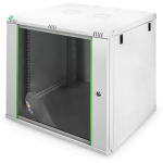 Digitus Seinale Paigaldatav Kapp DN-19 12U-6/6-EC, 60 cm x 60 cm x 63.8 cm, 12U, IP20, teras, hall