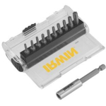 Irwin Kruvikeeraja otsikute komplekt IW6062529, 25mm, 10 tk, 1/4", TX10, TX15, TX20, TX25, TX30, TX40