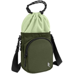 Tomtoc GameOn-G50 G50S1T1 Switch 2 JoyCarry Sling Bag, roheline, Nintendo Switch 2, veekindel, YKK t&otilde;mblukud