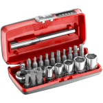 1/4' BITS AND SOCKETS SET R.180 23PC