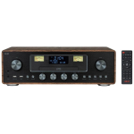 AKAI AM-100 RHAPSODY stereos&uuml;steem, 30W RMS, Bluetooth 5.0, DAB+/FM, CD/USB, AUX, 3.5mm k&otilde;rvaklapid, maatrikskuva