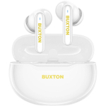Buxton BTW 7200 White Tuya (BX)BTW7200 WHITE, k&otilde;rvaklapid, 10mm, 32&Omega;, 20-20000Hz, IPX6, Bluetooth 5.4, 50m, 5,5h, 25h, 4h, 2x3,7g