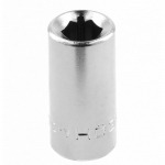 Hogert HT1A752, 1/4" adapter, 6,35mm, kuusnurkne, ristk&uuml;likukujuline, CrV teras, sepistatud