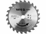 Tct saeketas puidule 235x25,4mm 24T TCT YT-60685 YATO