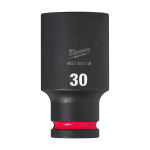 SHOCKWAVE&trade; IMPACT DUTY TRIECIENIZTURĪGAS UZGRIEŽŅU MUCIŅAS, 30 MM 1/2" IMPACT SOCKET DEEP - 1PC, 4932480348 MILWAUKEE