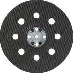 Gumijas slīpē&scaron;anas disks vidējs  D 115 mm, 1 gab., Ekscentra slīpma&scaron;īnām SLĪPĒ&Scaron;ANAS PAMATNE AR 8 ATVERĒM, 2608601065, BOSCH