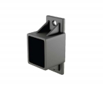 Horisontaalse profiiliga PVC hoidik 20x40 mm, must 2617