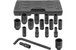 S&uuml;gav l&ouml;&ouml;kpadrunite komplekt, Forsage, F-4166A-5MPB, 1/2'', 16 tk, G-kujuline k&auml;epide