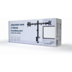 Gembird LCD monitori kinnituse k&auml;si MA-D2-01, maksimaalne kandev&otilde;ime 18 kg, minimaalne ekraani suurus 43.2 cm