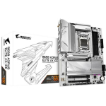 Gigabyte Emaplaat B650 A ELITE AX ICE, AMD Socket AM5, 12+2+2 faasi VRM, 4 DIMM DDR5, 1 PCIe 5.0 M.2, 2.5GbE LAN, Wi-Fi 6E
