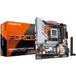 Gigabyte B850M FORCE WF6E emaplaat, AMD Ryzen 9000 seeria, 8+2+2 faasi digitaalne VRM, kuni 9600MHz DDR5, 3*M.2, Wi-Fi 6E